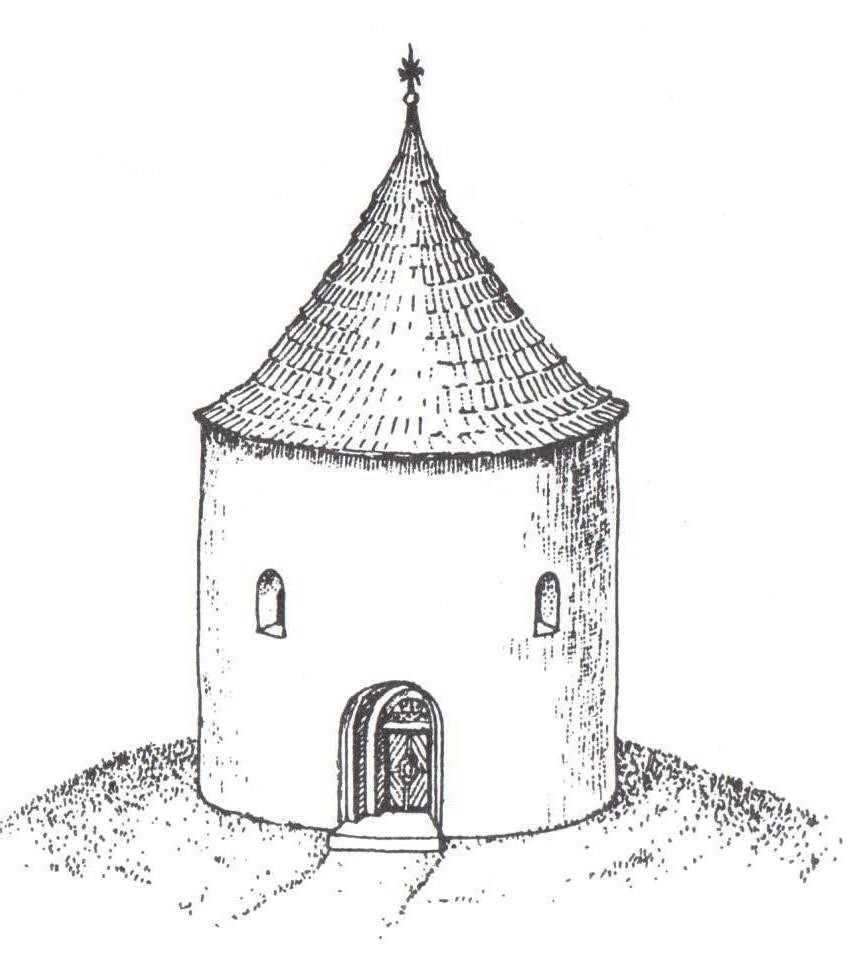 Kerekszenttamási templomrom